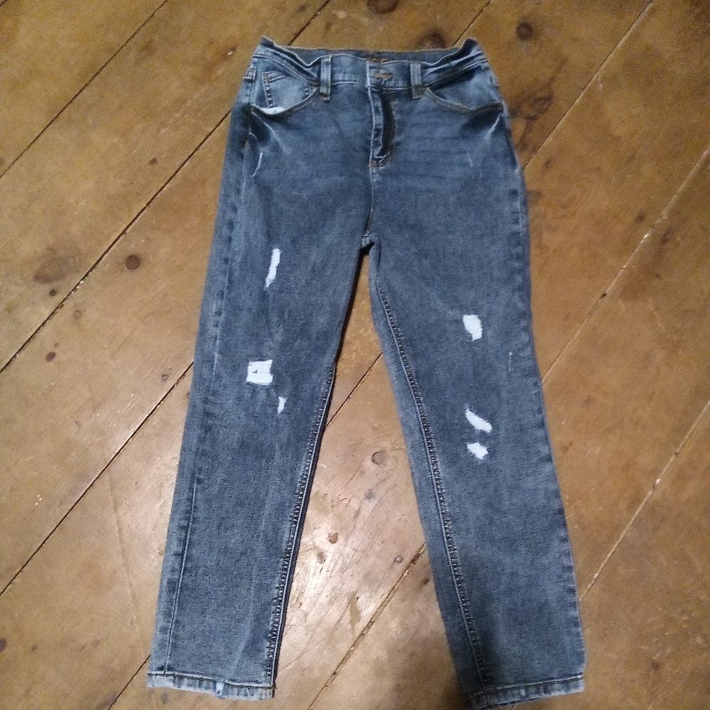 Stylish Blue Distressed teen girls Jeans